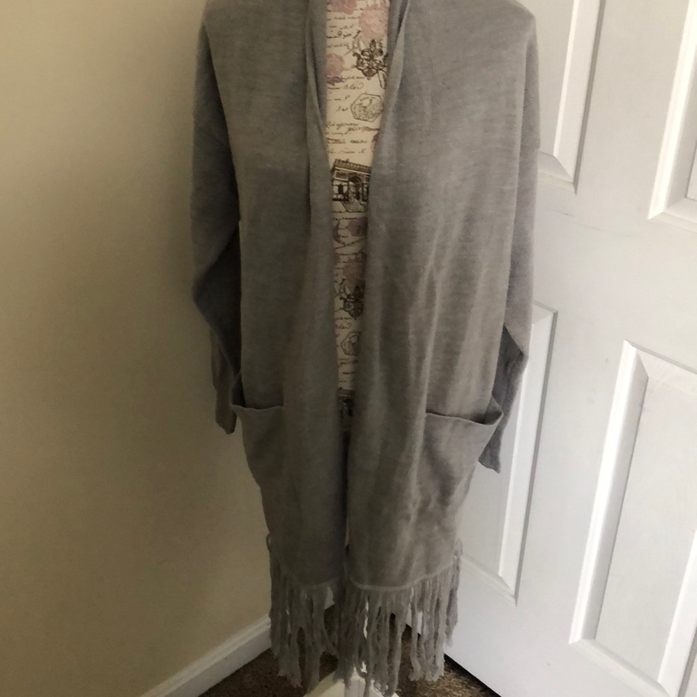 Long cardigan sweater